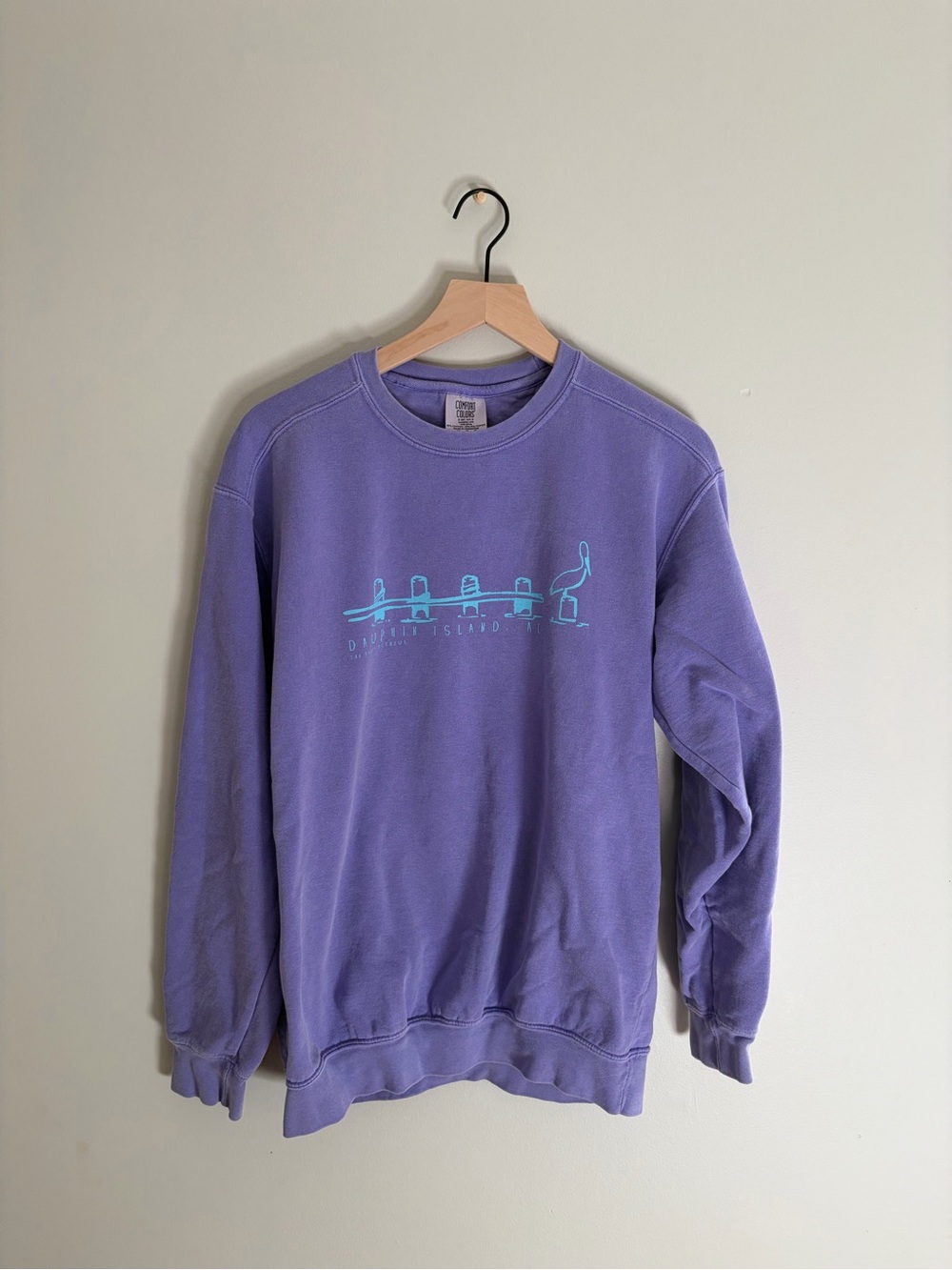 Dauphin Island Alabama Comfort Colors sweatshirt